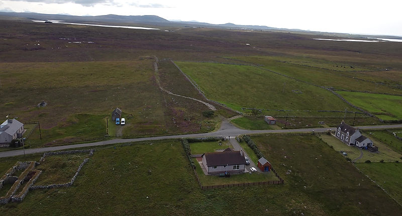 Aerial view around Arnisdale